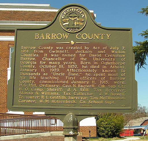 Barrow County GHM 007-2 